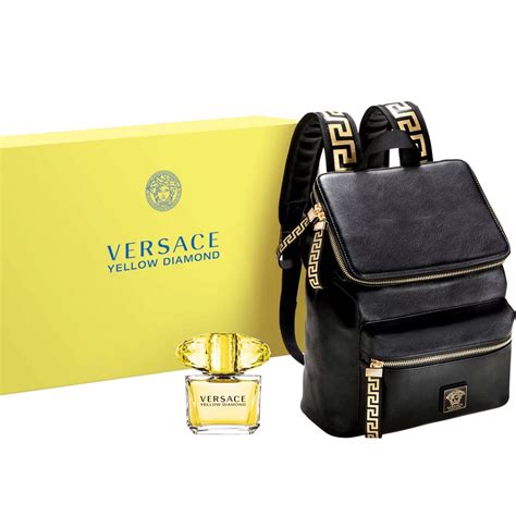 versace perfume travel set|versace parfums backpack gift set.